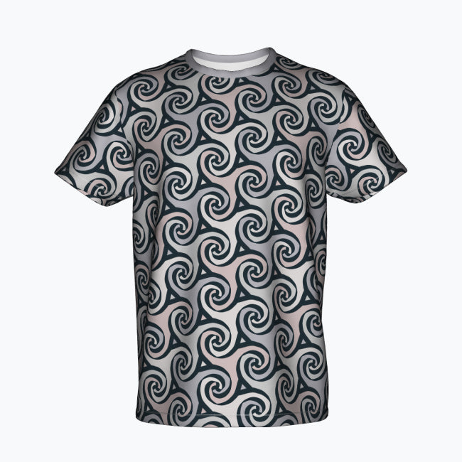 T-Shirt, Swirl - Cotton