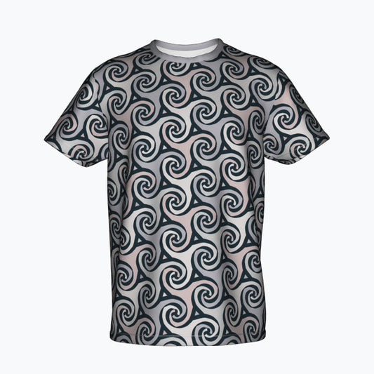 T-Shirt, Swirl - Cotton