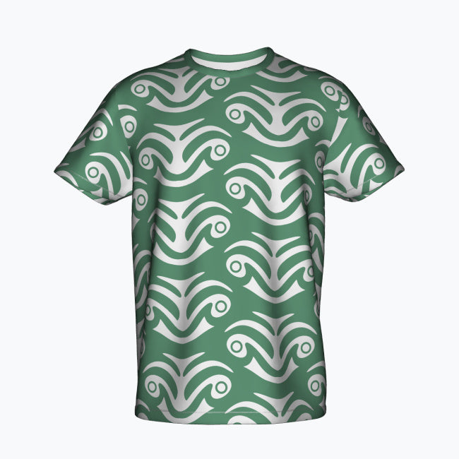 T-Shirt, Aqua - Cotton