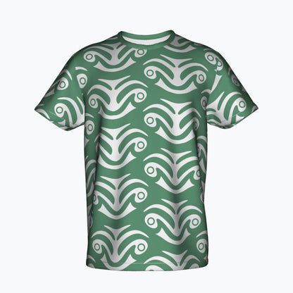 T-Shirt, Aqua - Cotton