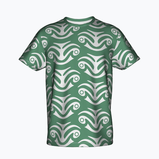 T-Shirt, Aqua - Cotton