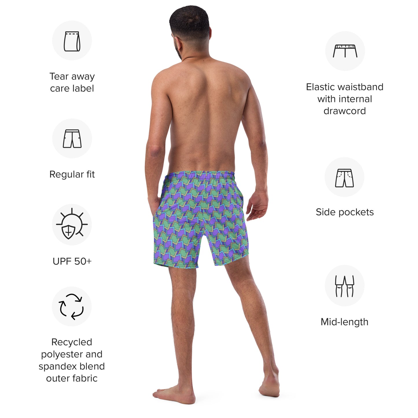 Swim trunks, Luukku, Recycled polyester