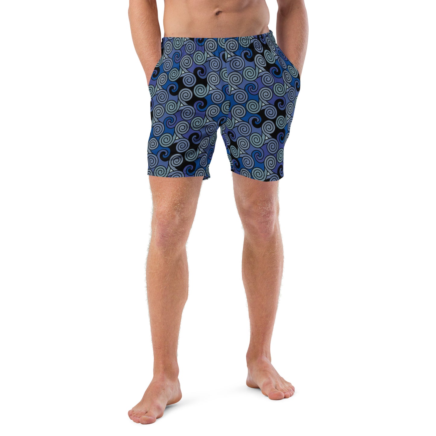 Swim trunks, Pyörteillä, Recycled polyester