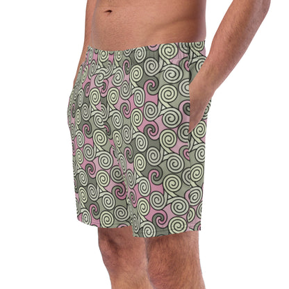 Swim trunks, Pyörteillä, Recycled polyester