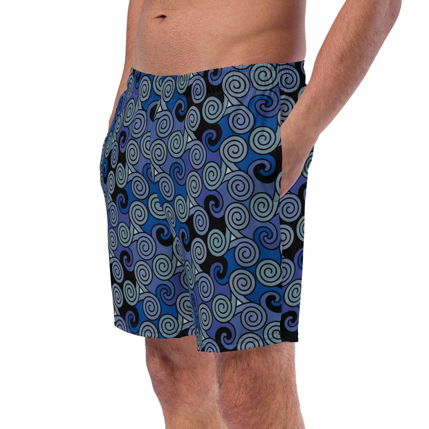 Swim trunks, Pyörteillä, Recycled polyester