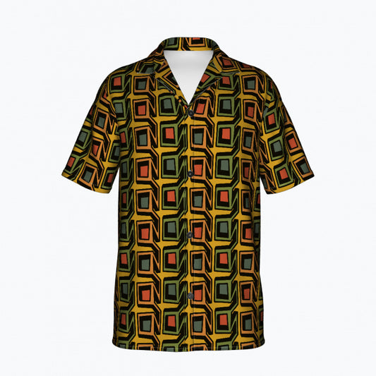 hawaii shirt yellow sunny summer pattern sunny geoverme geovermetku button up