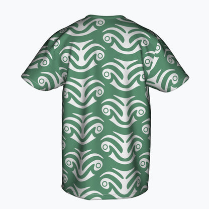 T-Shirt, Aqua - Cotton